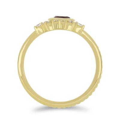 BUY STERLING SILVER NATURAL MADEIRA CITRINE GEMSTONE RING 